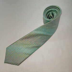 Christian Aujard Necktie Men Mint Green Silk Handmade‎ in Korea Office Preppy